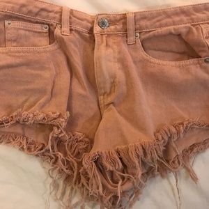 Mustard Seed Jean Pink Shorts